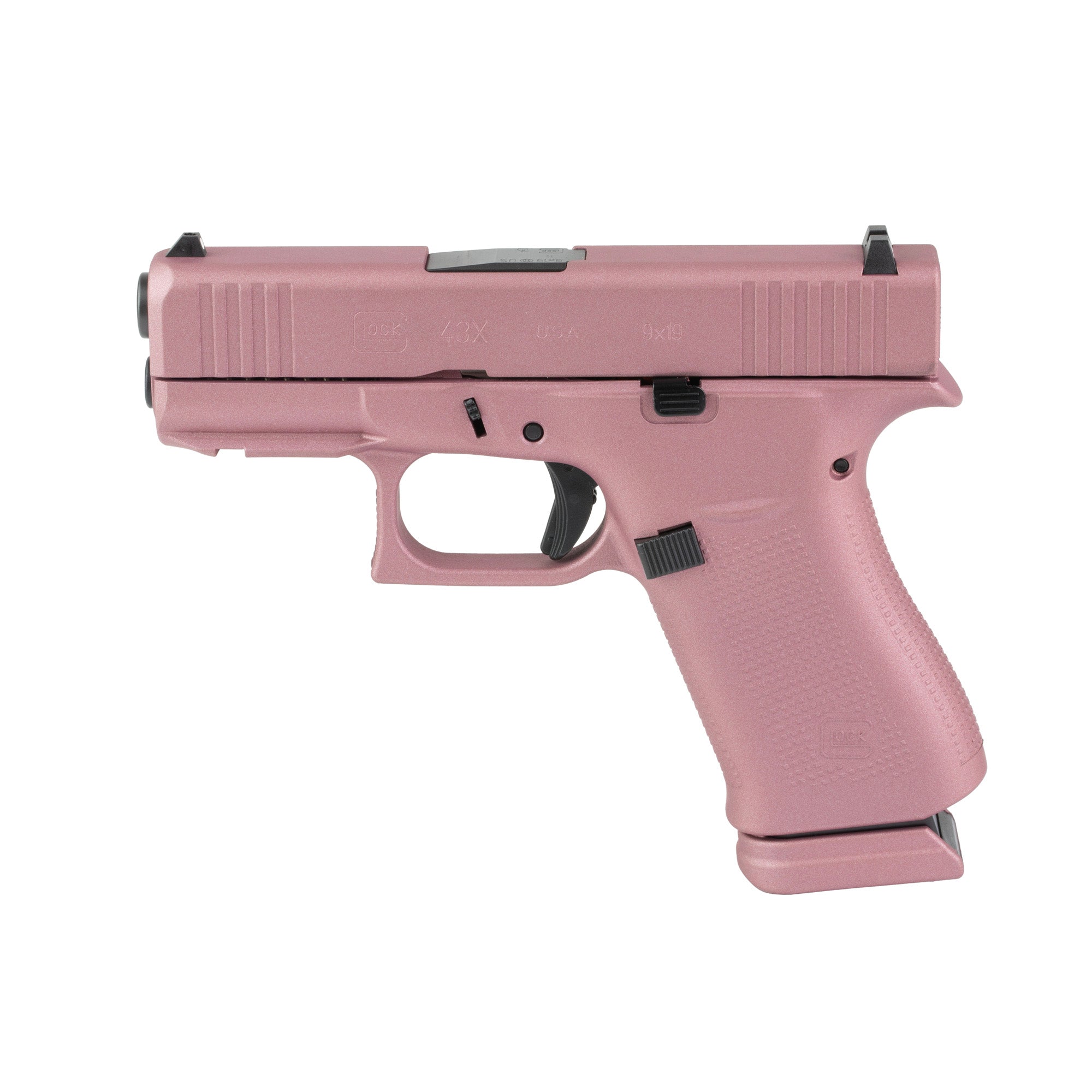 GLOCK 43X, Semi-automatic, Striker Fired, Polymer Frame Pistol, Sub-Compact