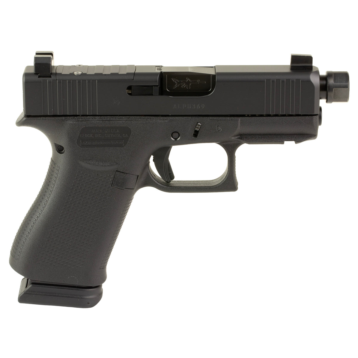 GLOCK 43X - 15rd (Black Cerakote by Shark Coast Tactical)