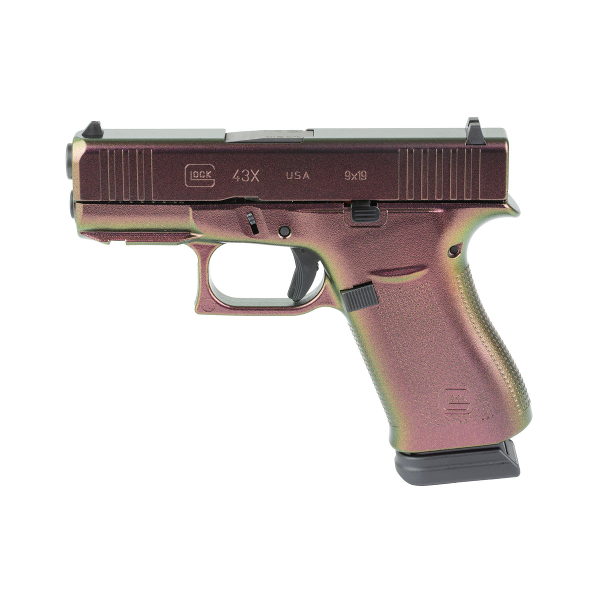 GLOCK 43X 9MM 15RD FS RAZORBACK