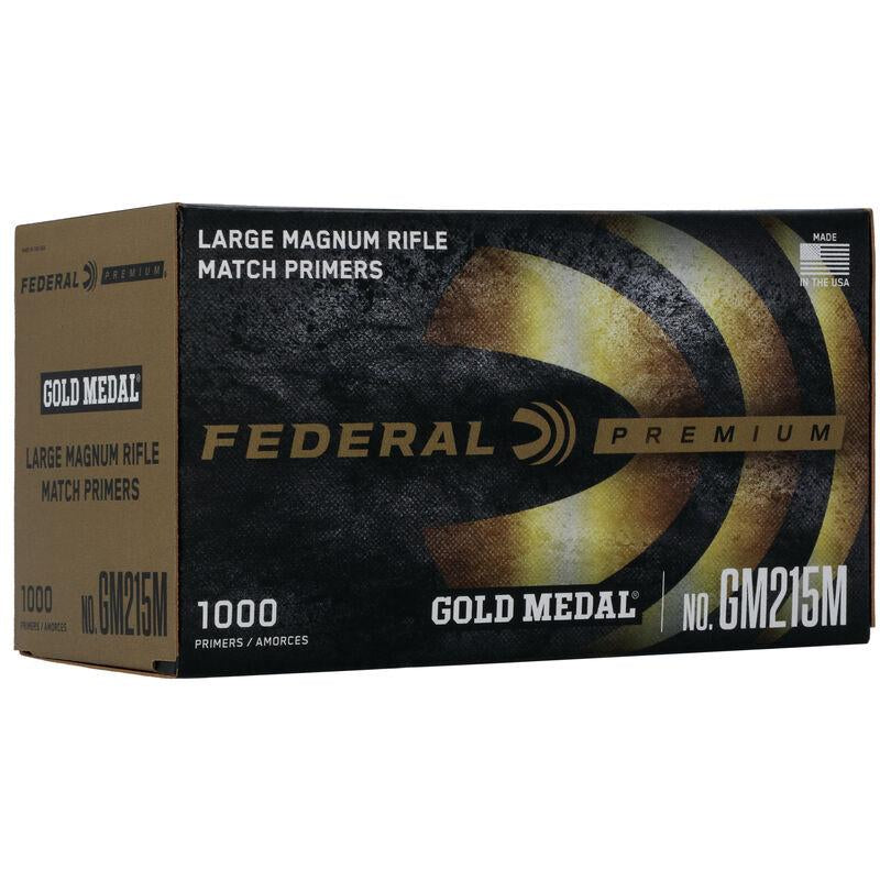 FEDERAL PREMIUM GOLD MEDAL MATCH CENTERFIRE PRIMERS LARGE MAG RIFLE 1000CT