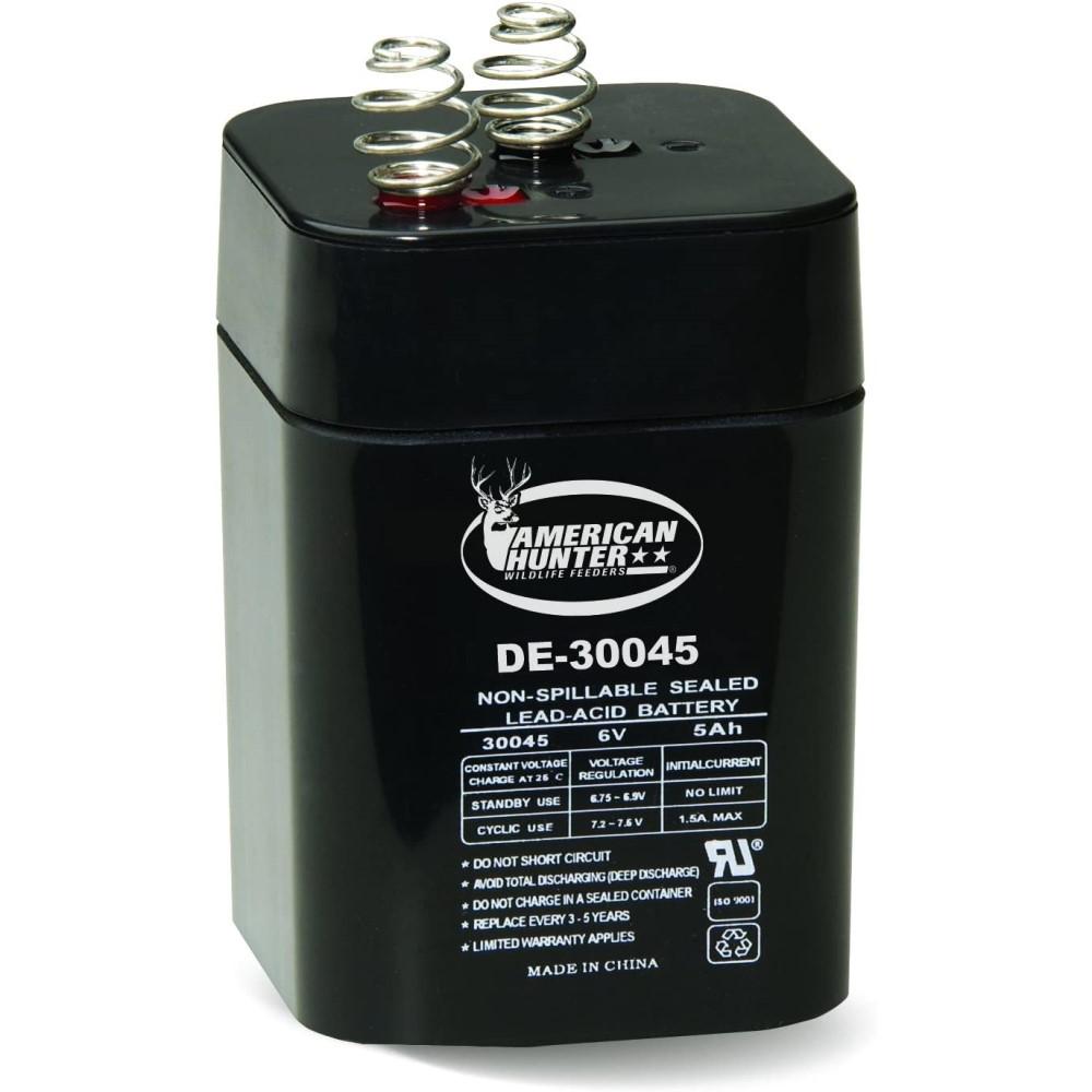 DE650S /6V 5 AMP HR LANTERN RECHARGEABLE BATTERY / SPRING TOP BULK