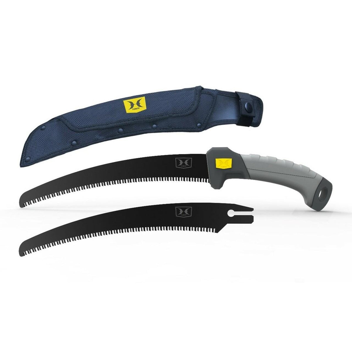Hawk 11in Saw Carbon Steel Blade w/ nylon sheath/ Replaceable Blade