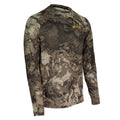 BASE LAYER CREW TOP VEIL CANYON GREY 3XL