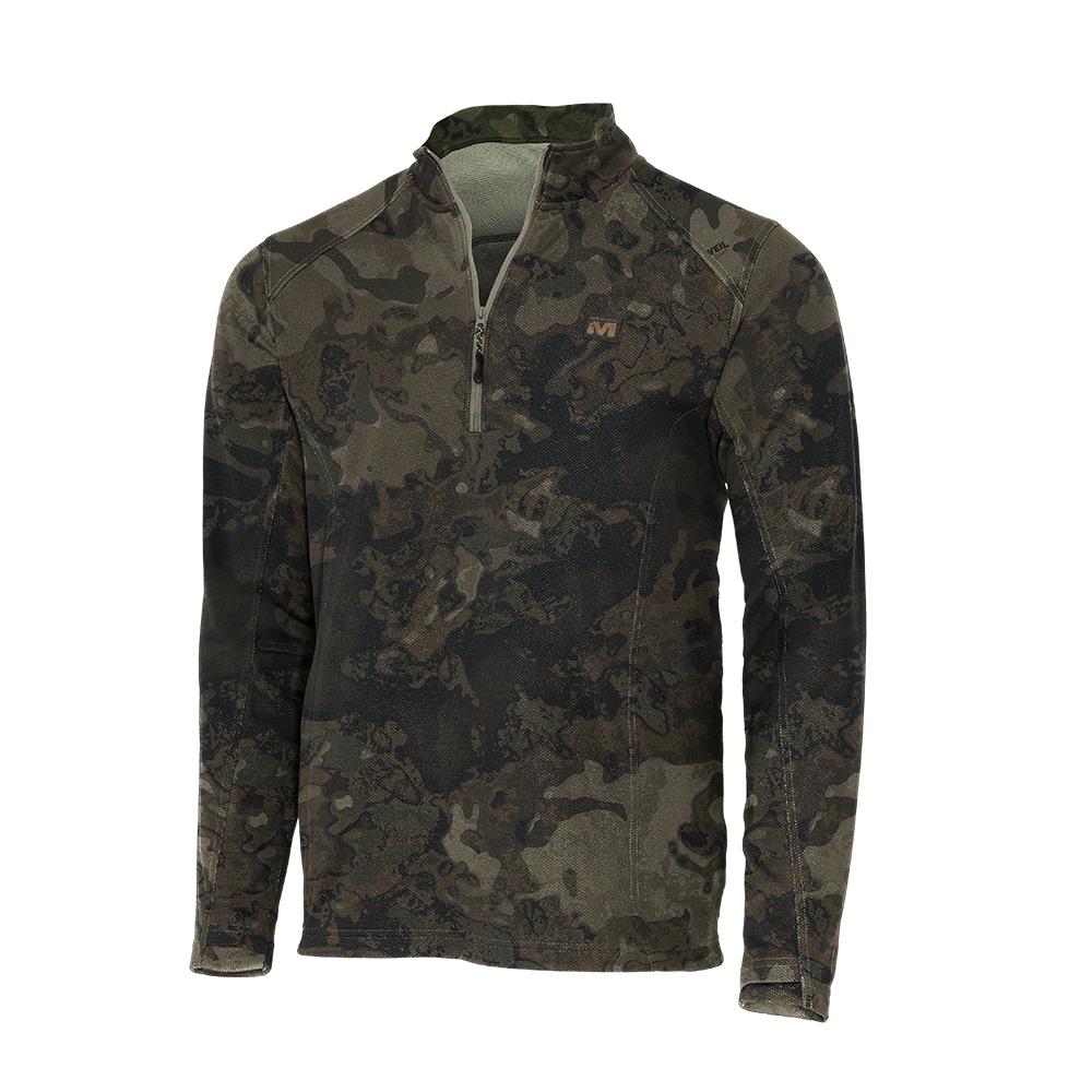 DV8 QUEST MIDWEIGHT QUARTER ZIP VEIL CANYON GREY MEDIUM