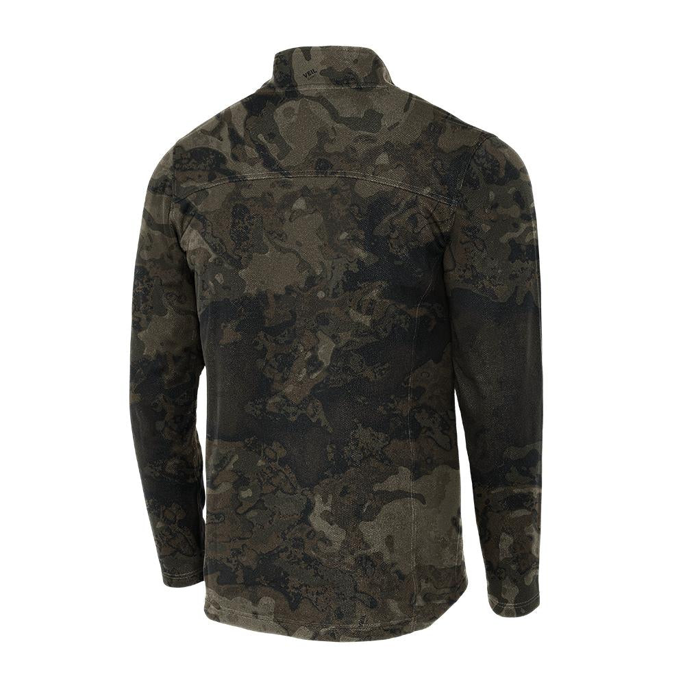 DV8 QUEST MIDWEIGHT QUARTER ZIP VEIL CANYON GREY LARGE