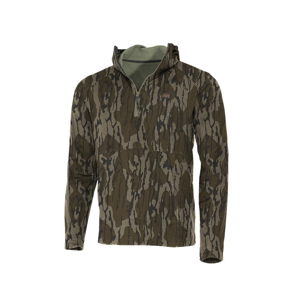 DV8 QUEST MIDWEIGHT QUARTER ZIP HOODIE MOSSY OAK BOTTOMLAND MEDIUM
