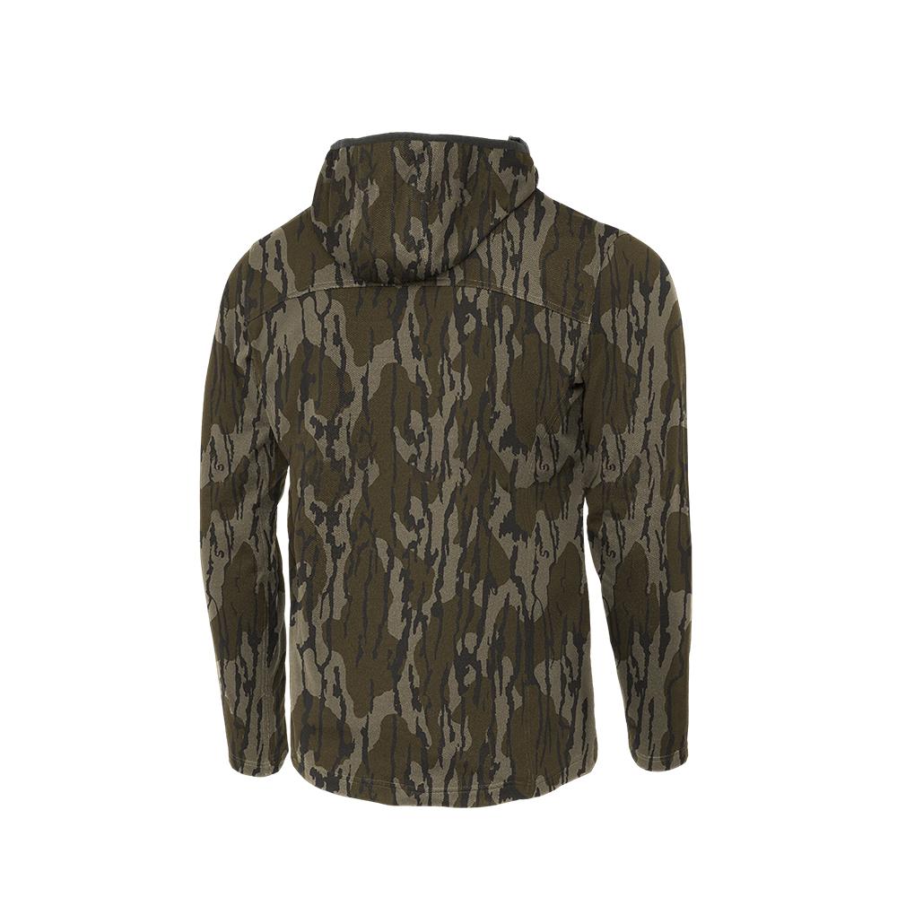 DV8 QUEST MIDWEIGHT QUARTER ZIP HOODIE MOSSY OAK BOTTOMLAND SMALL