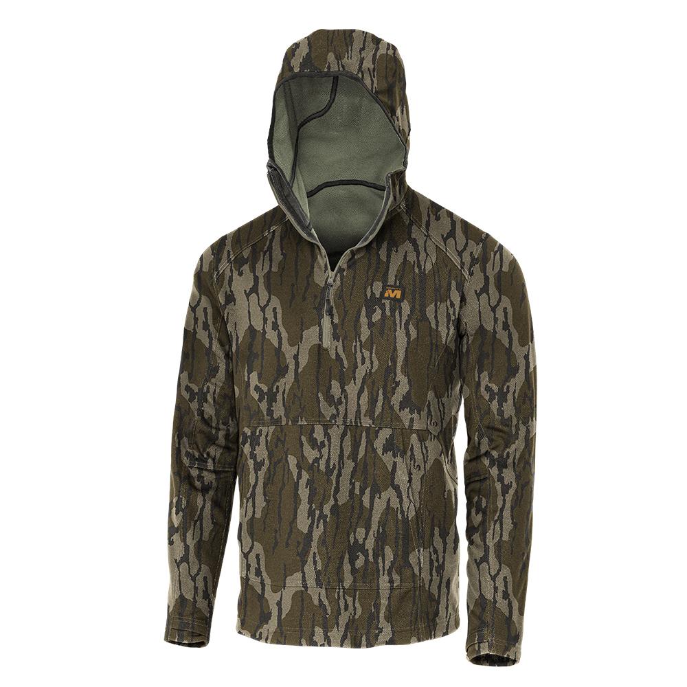 DV8 QUEST MIDWEIGHT QUARTER ZIP HOODIE MOSSY OAK BOTTOMLAND 3XL