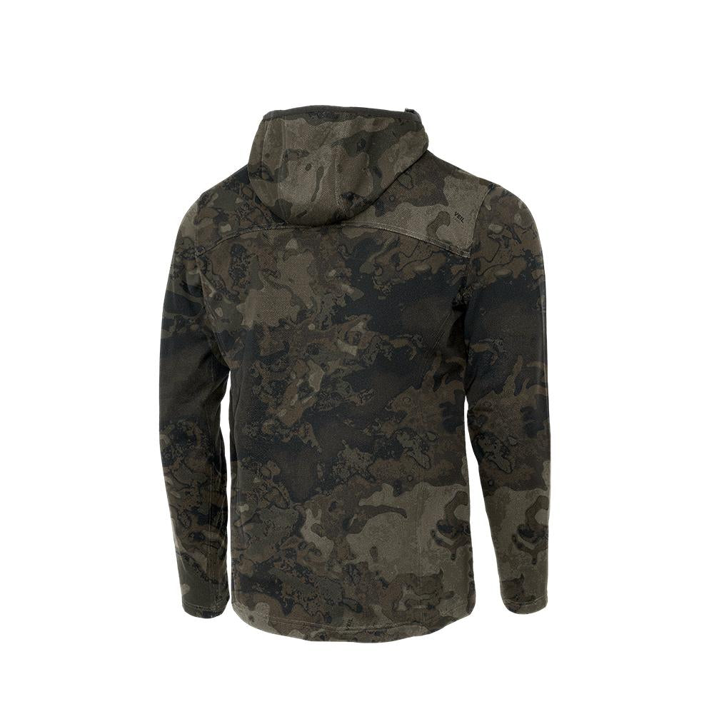 DV8 QUEST MIDWEIGHT QUARTER ZIP HOODIE VEIL CANYON GREY MEDIUM