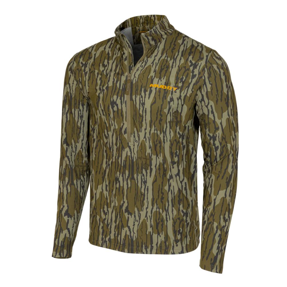 TRX LIGHTWEIGHT QUARTER ZIP MOSSY OAK BOTTOMLAND 2XL