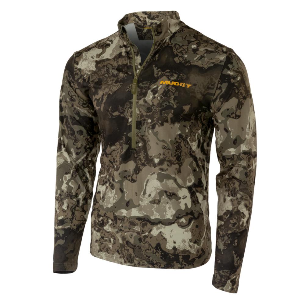 TRX LIGHTWEIGHT QUARTER ZIP VEIL CANYON GREY LARGE