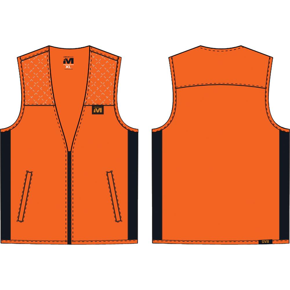 DV8 LIGHTWEIGHT VEST BLAZE ORANGE 2XL