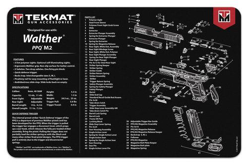 Walther PPQ Mod2 TekMat Gun Cleaning Mat 11x17