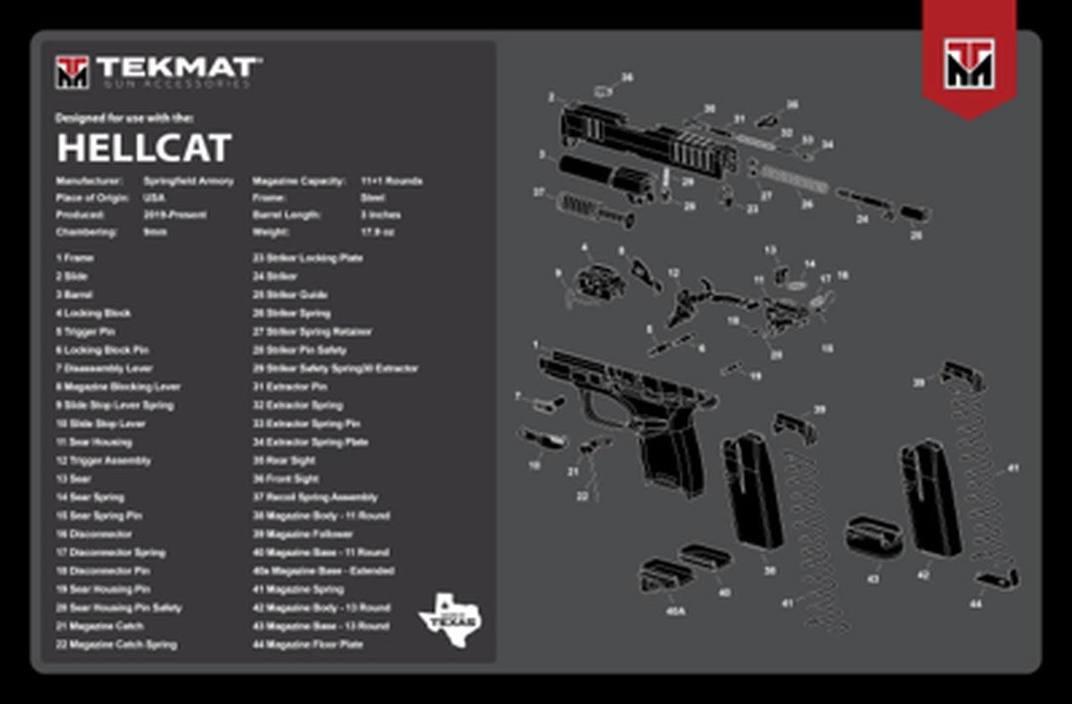 TekMat Ultra 20 Mat Springfield Hellcat