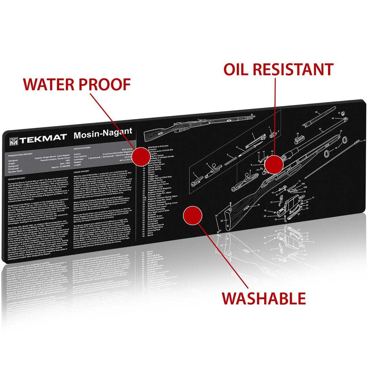 TekMat Mosin Nagant -Gun Cleaning Mat