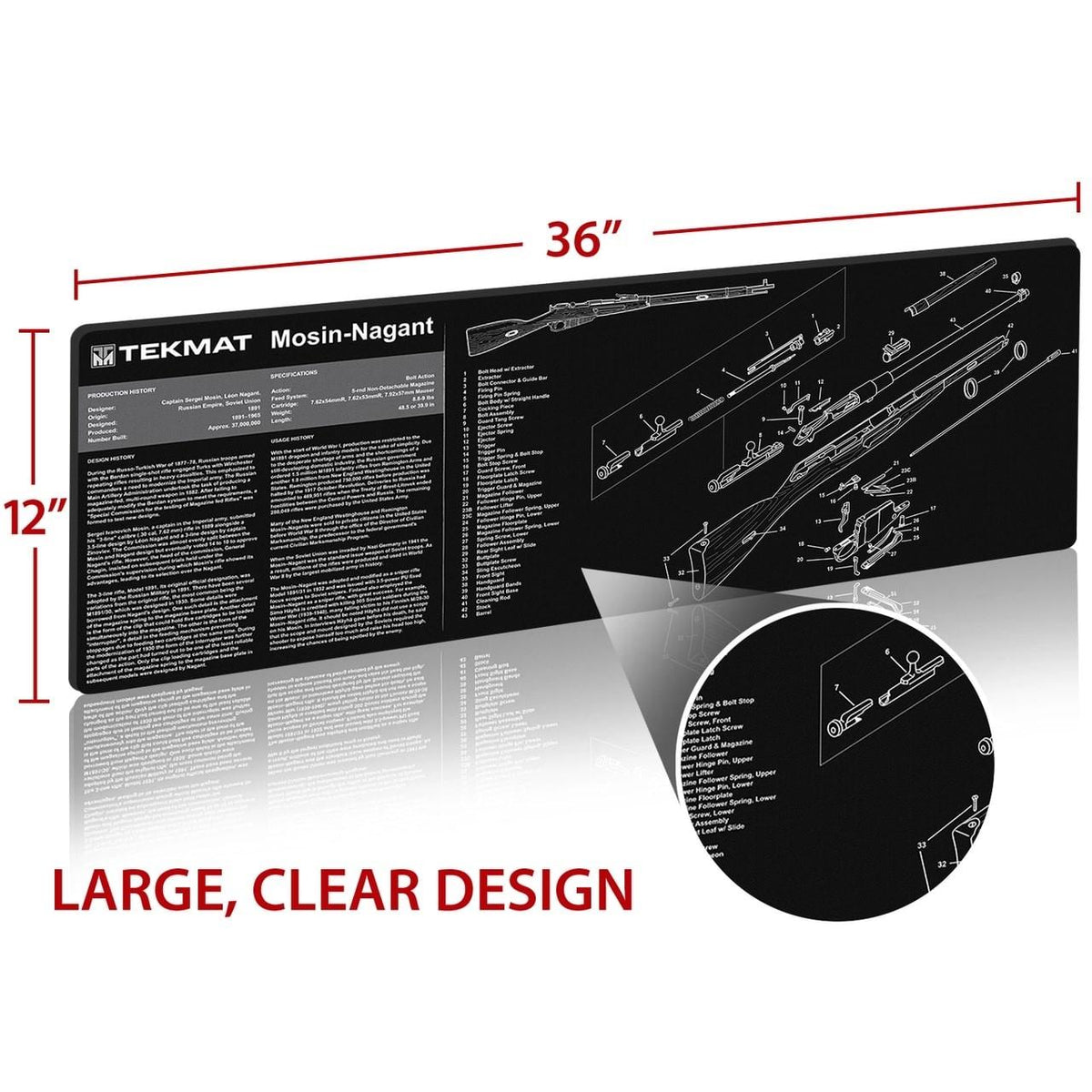 TekMat Mosin Nagant -Gun Cleaning Mat