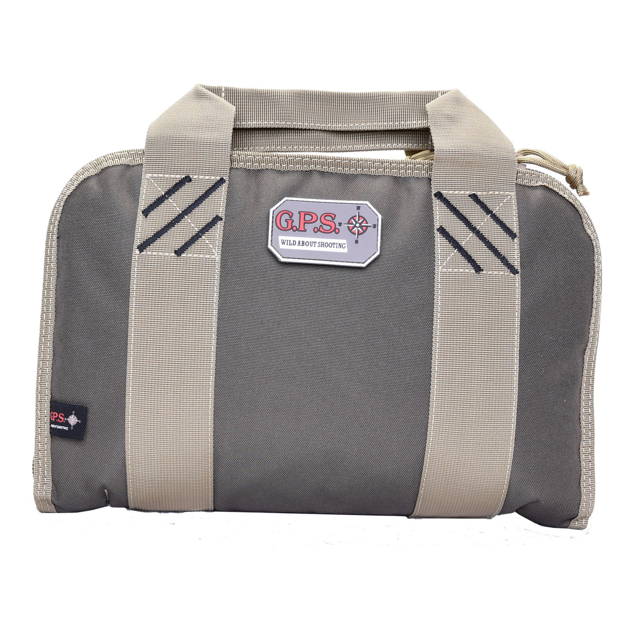GPS Pistol Case, Green/Tan, Soft, Up To 2 Pistols