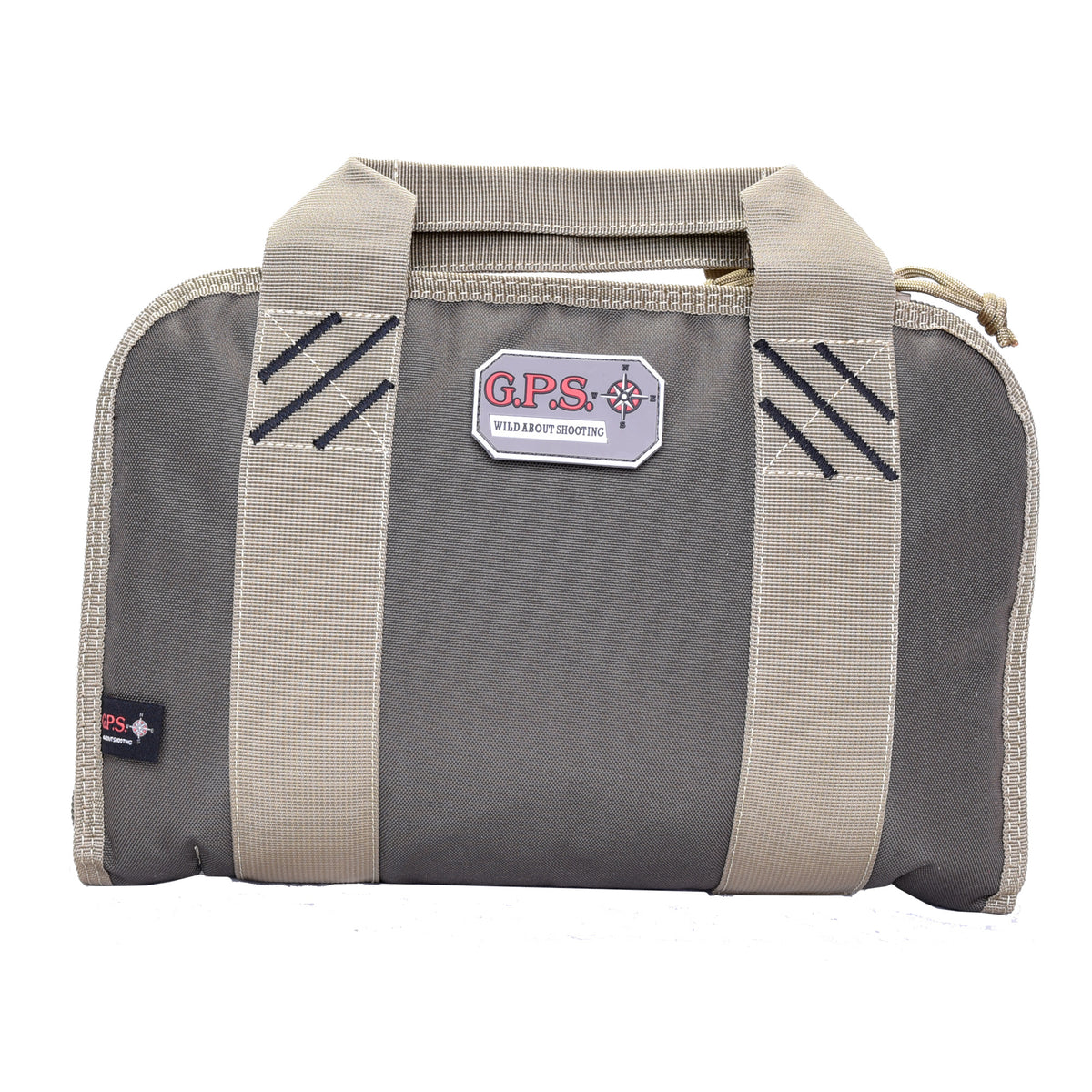 GPS Pistol Case, Green/Tan, Soft, Up To 4 Pistols