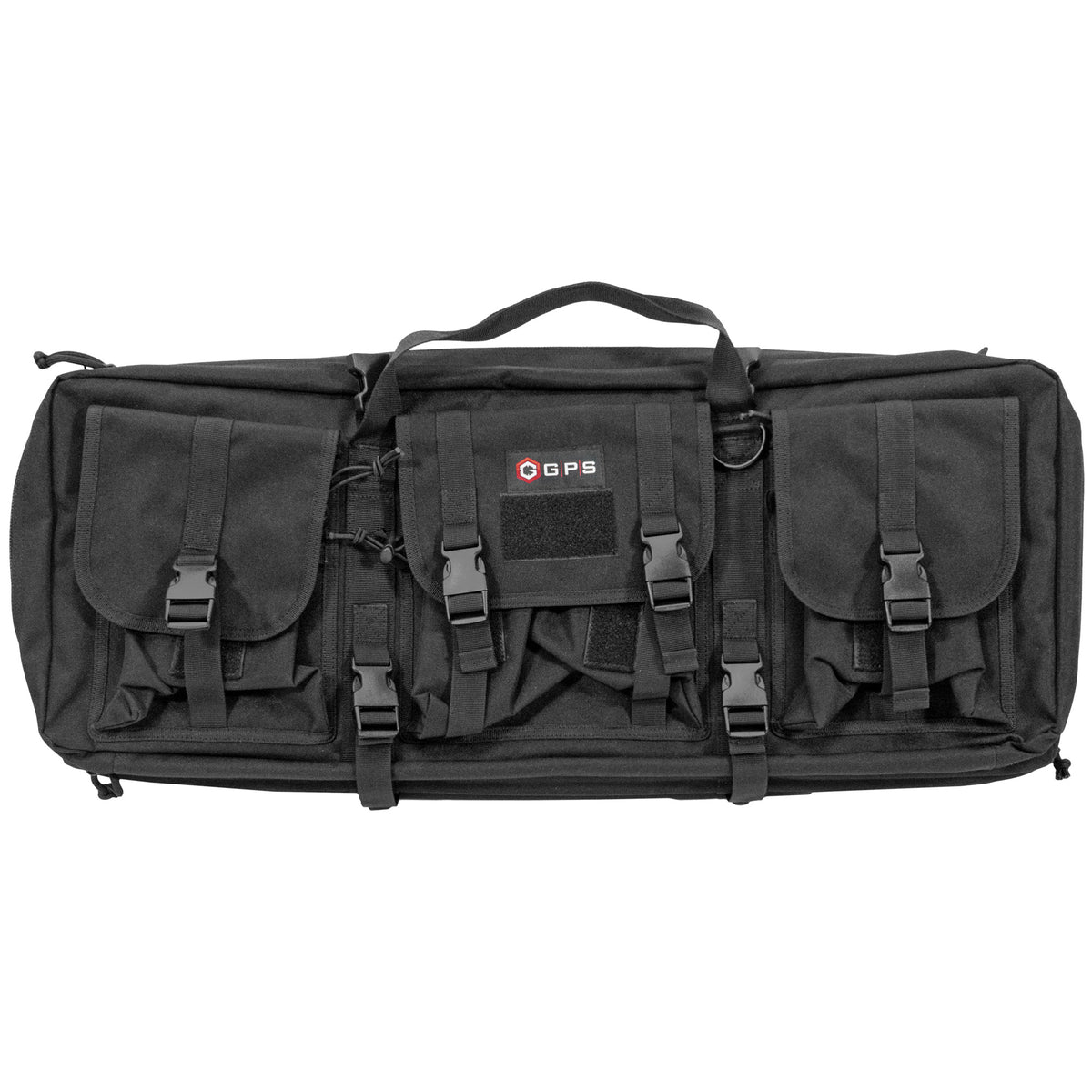 GPS Tactical Double Rifle Case, Black, 28", 600 Denier Polyester