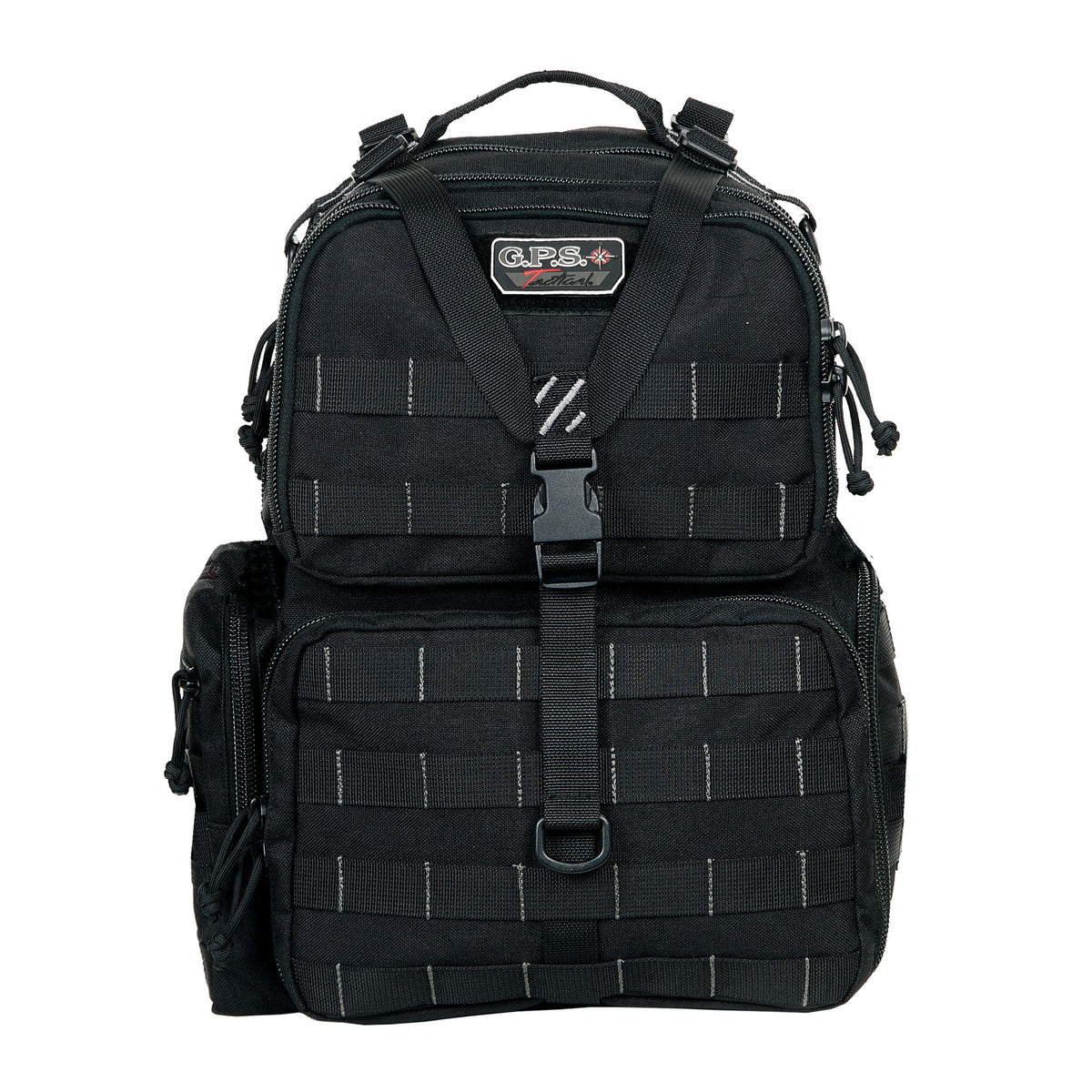 GPS Tactical, Backpack, Black, Soft, 3 Internal Pistol Cases