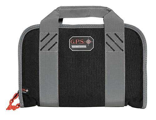 Double Pistol Case w/mag storage & dump cup Black