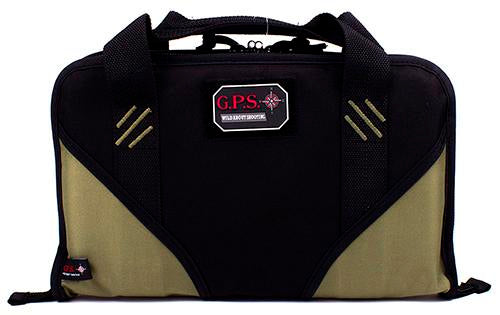 Memory Foam Case - Large with mag back pockets GRN/BLK