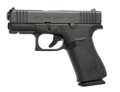 GLOCK 43X 9MM PSTL 3.39" BLACK 2-15RD MAGAZINES