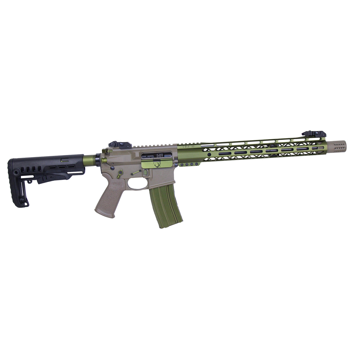 15″ AIR-LOK Series M-LOK Compression Free Floating Handguard With Monolithic Top Rail (Gen 2)