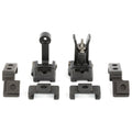 Griffin Armament M2 Sight Deploy Kit, Front/Rear Folding Sights, Fits Picatinny Rails