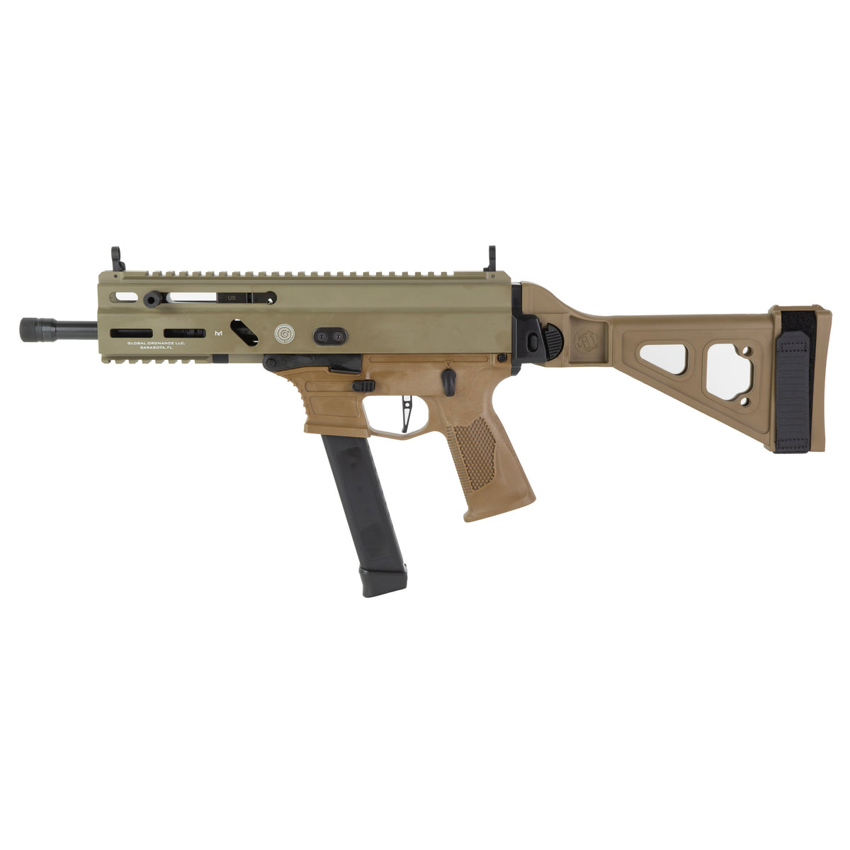 Grand Power Stribog SP9A3G, Semi-automatic, Striker Fired, Aluminum Frame Pistol, 9MM