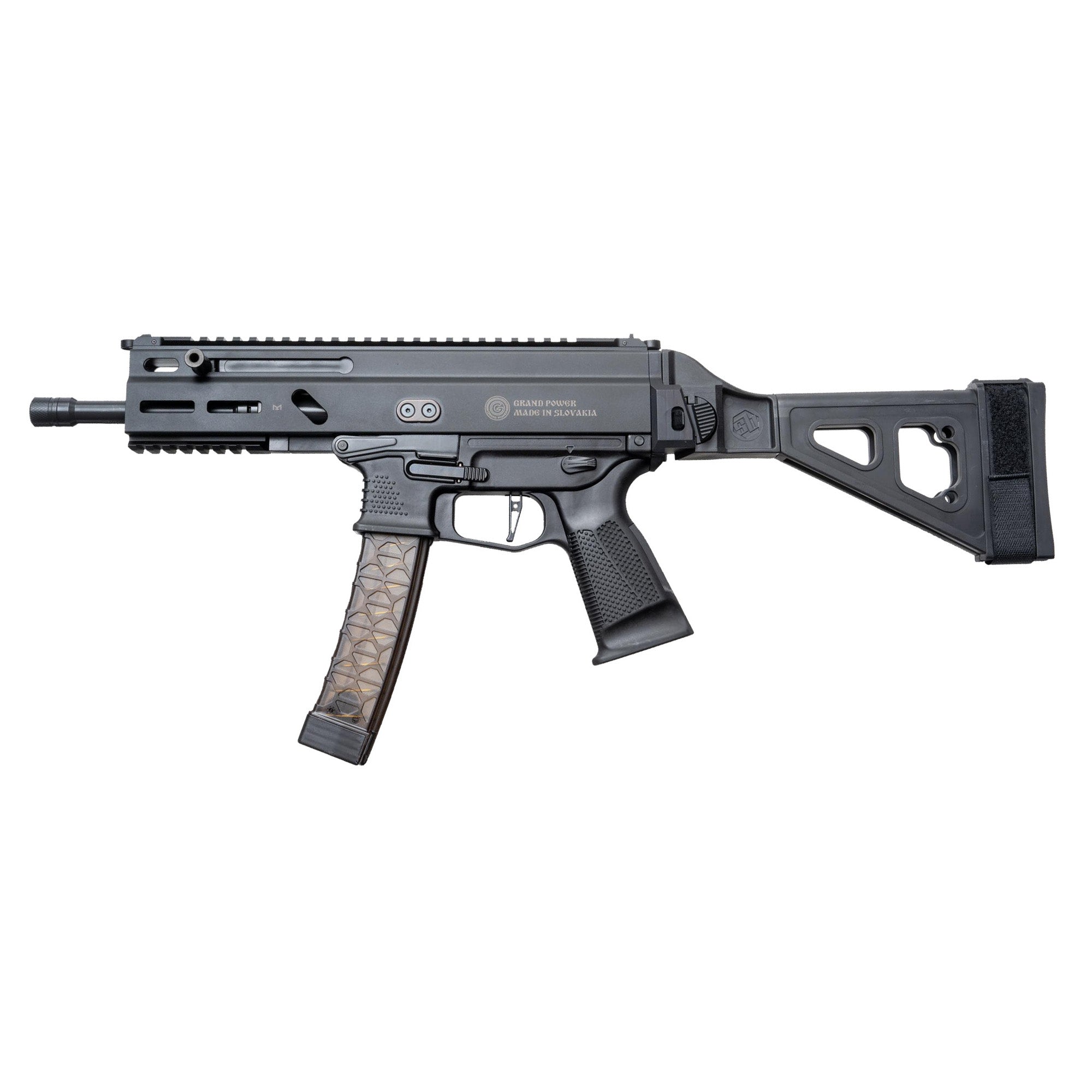 Grand Power Stribog SP9A1, Semi-automatic, Striker Fired, Aluminum Frame Pistol, 9MM