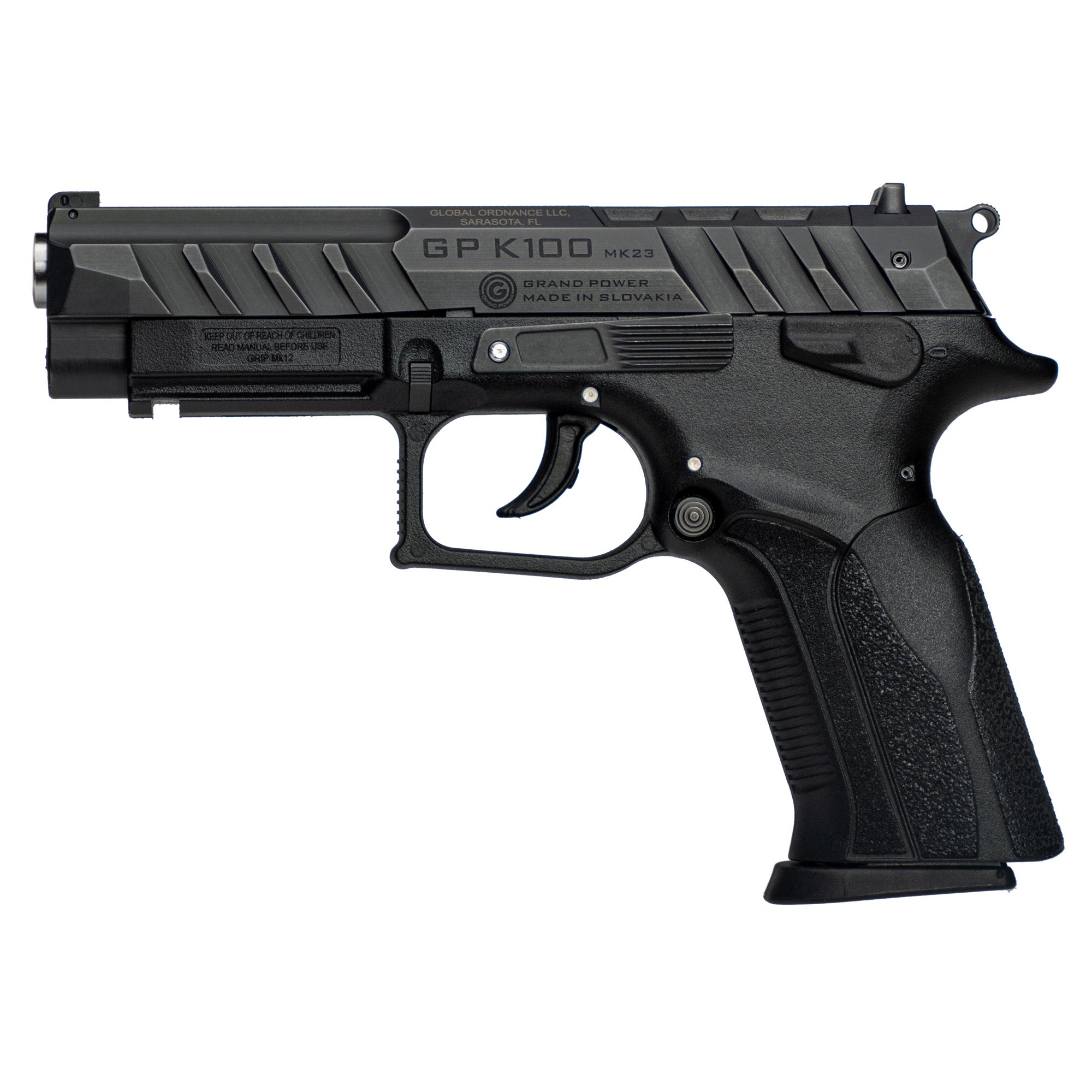Grand Power K100, Semi-automatic, Double Action/Single Action, Full Size
