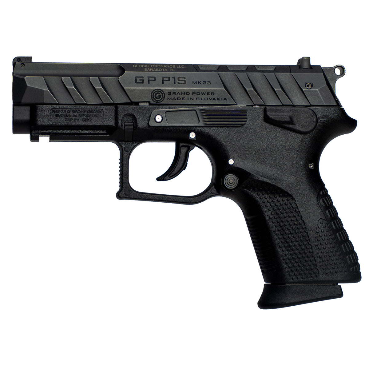 Grand Power P1S, Semi-automatic, Double Action/Single Action, Compact