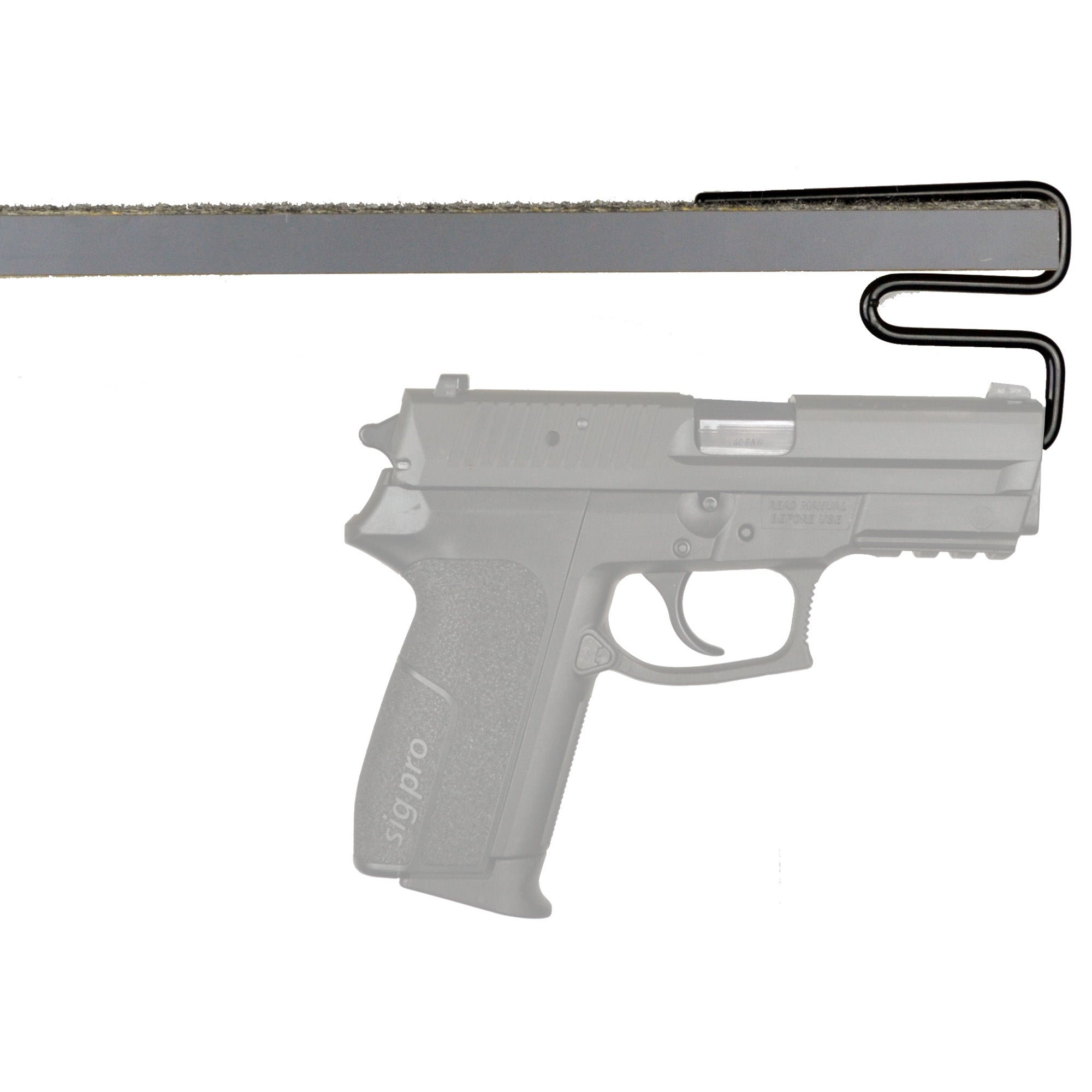 Gun Storage Solutions Back Under Handgun Hangers, 2 pack