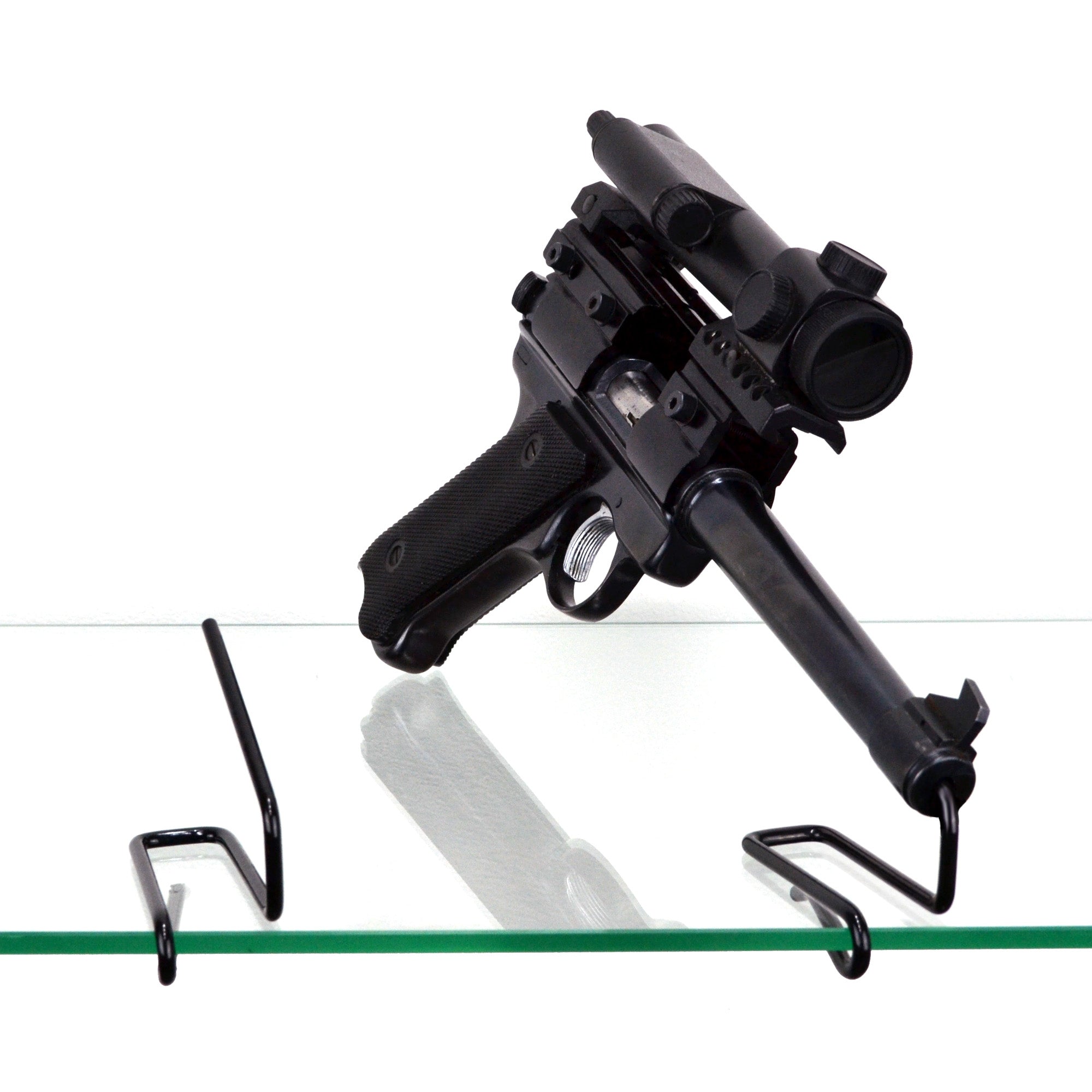 Gun Storage Solutions Handgun Front Kikstands, Vinyl Coated