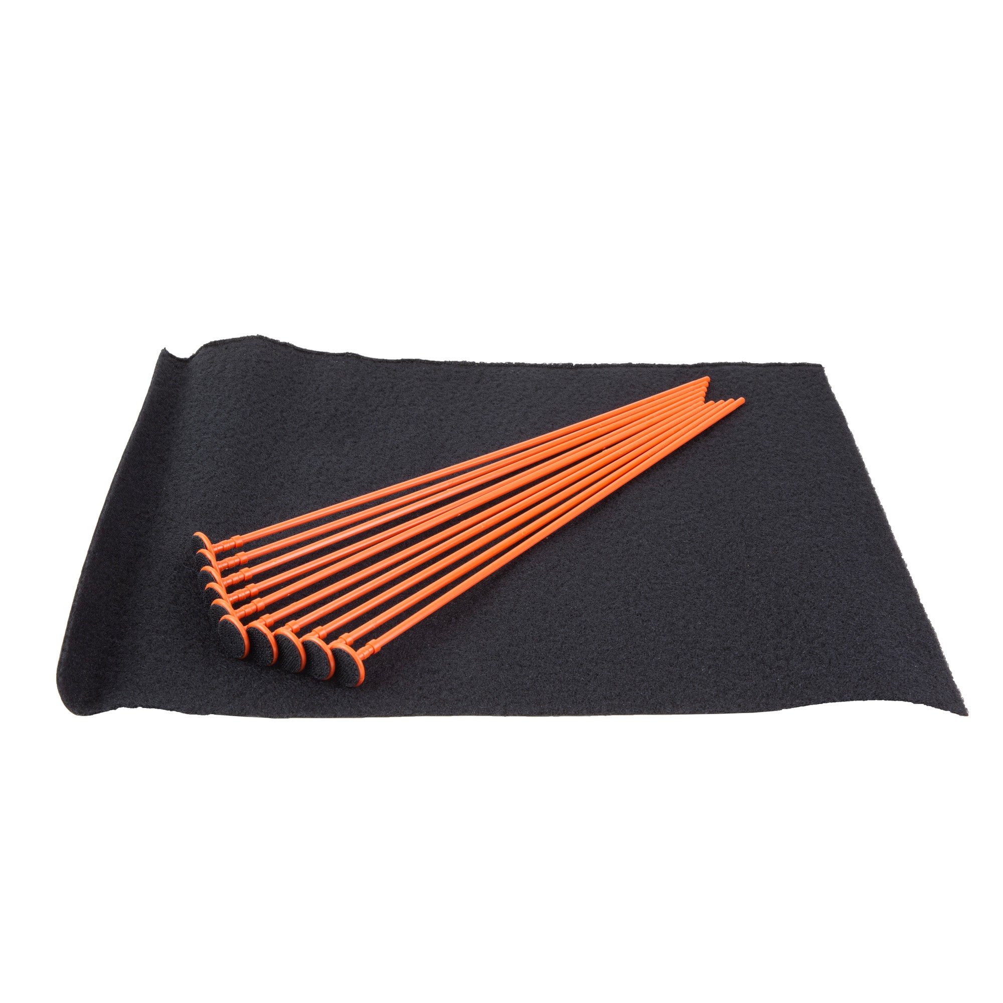 Gun Storage Solutions Rifle Rods, Fit .22 Caliber and Larger, 16" Length, Orange
