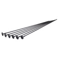 Gun Storage Solutions Rifle Rods, Fit .22 Caliber and Larger, 16" Length, Black, 6 Pack