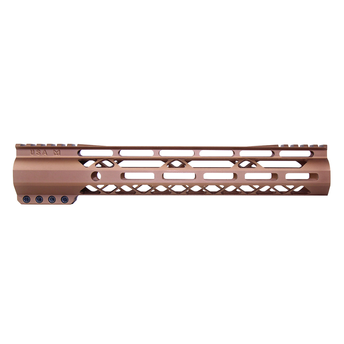 12″ AIR-LOK Series M-LOK Compression Free Floating Handguard With Monolithic Top Rail (Gen 2)
