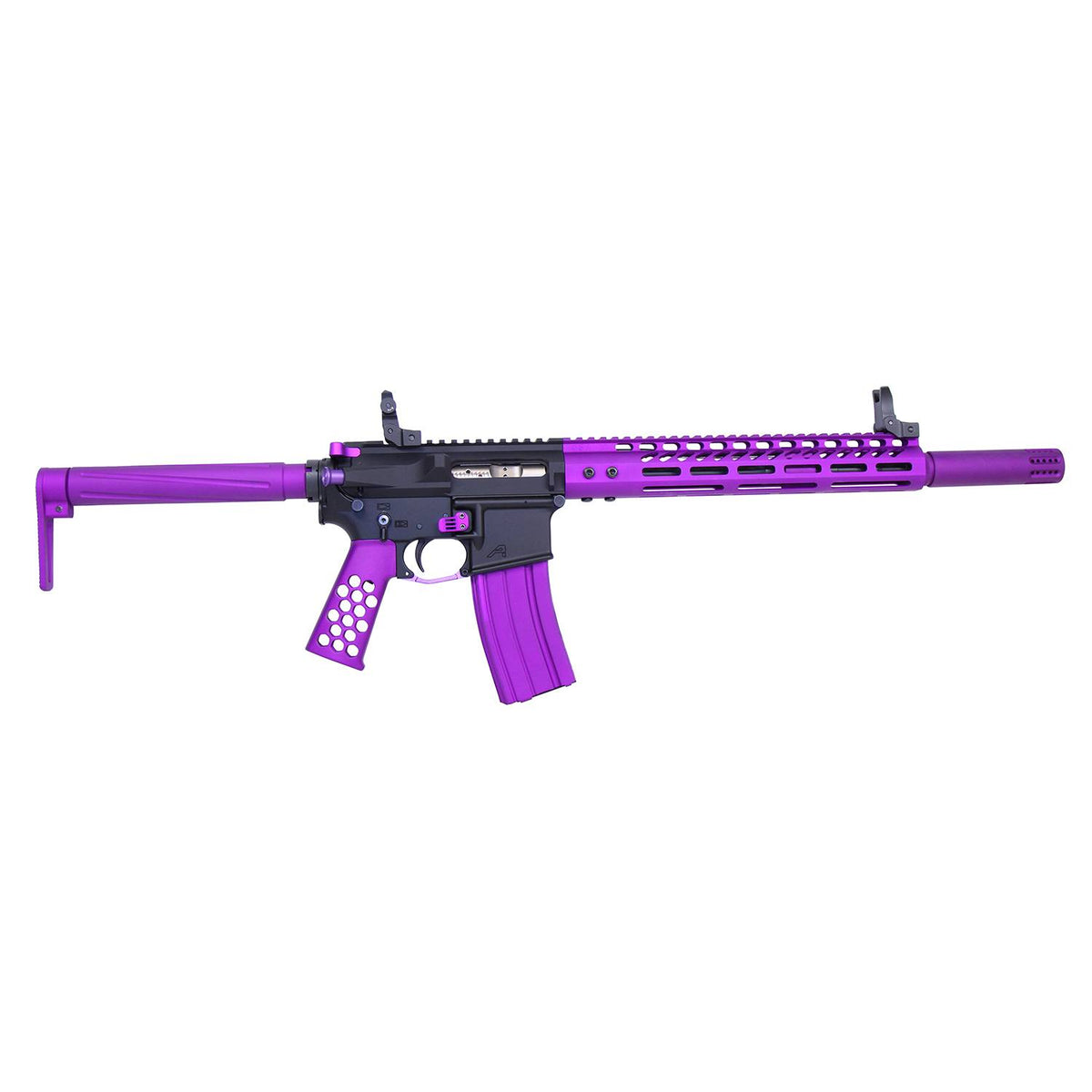 AR-15 Cal Slip Over Barrel Shroud With Multi Port Muzzle Brake