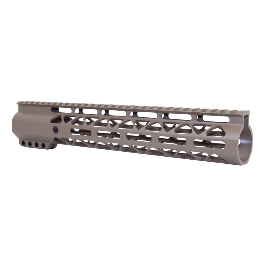 12″ AIR-LOK Series M-LOK Compression Free Floating Handguard With Monolithic Top Rail