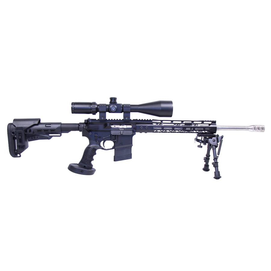 AR-15 M.C.S Stock (Multi Caliber Collapsible Stock) W/ Adjustable Cheek Riser