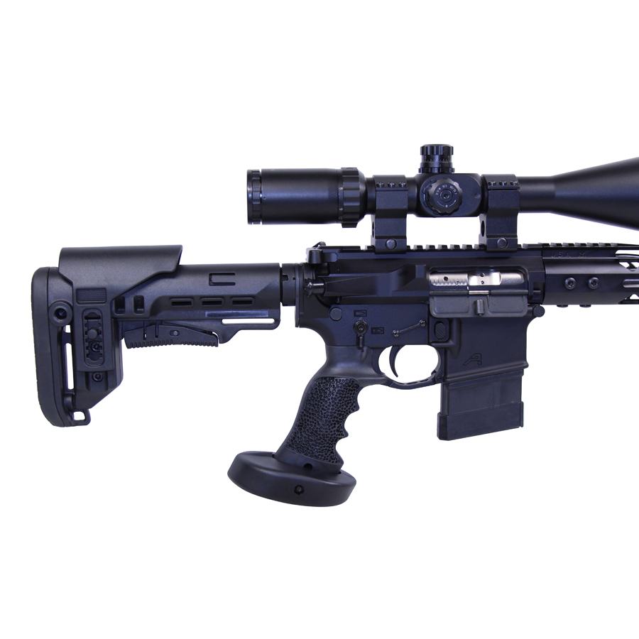 AR-15 M.C.S Stock (Multi Caliber Collapsible Stock) W/ Adjustable Cheek Riser