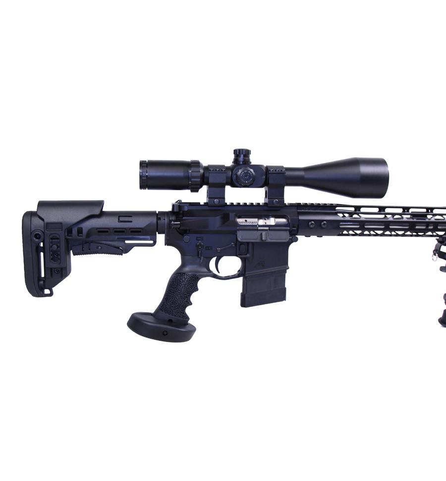 AR-15 M.C.S Stock (Multi Caliber Collapsible Stock) W/ Adjustable Cheek Riser