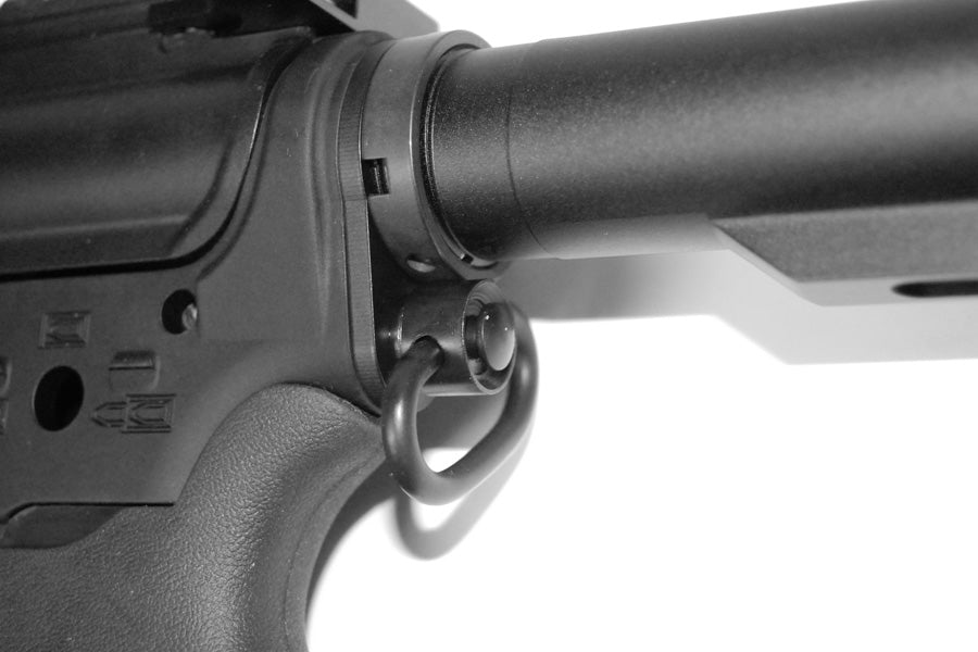 AR-15 Endplate For Qd Single Point Sling Adapter With Swivel