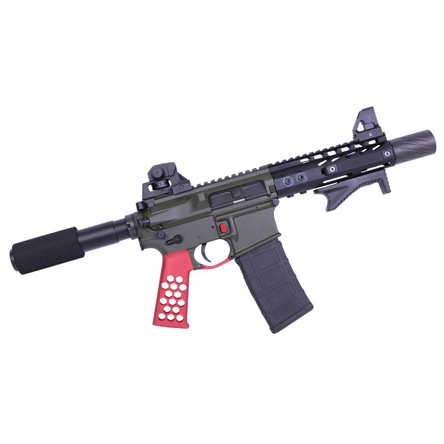 AR-15 Muzzle Comp With Qd Blast Shield