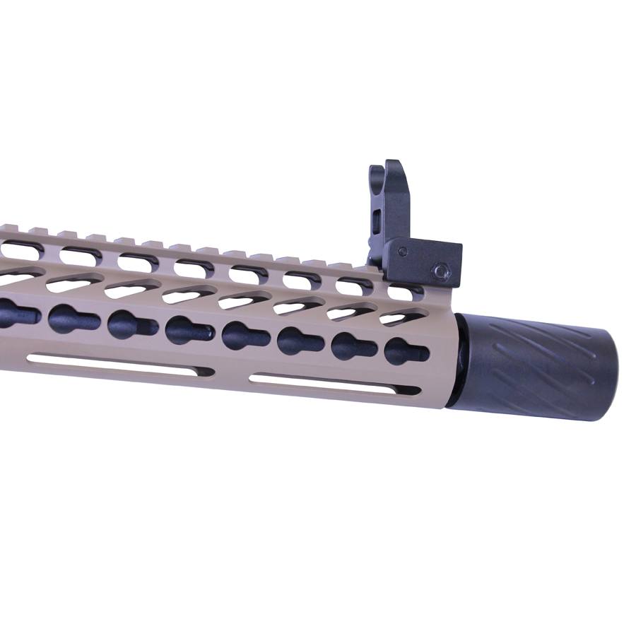 AR-15 Muzzle Comp With Qd Blast Shield
