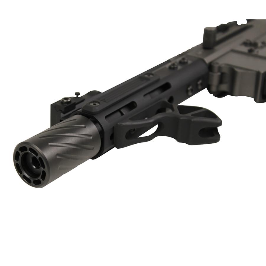 AR-15 Muzzle Comp With Qd Blast Shield