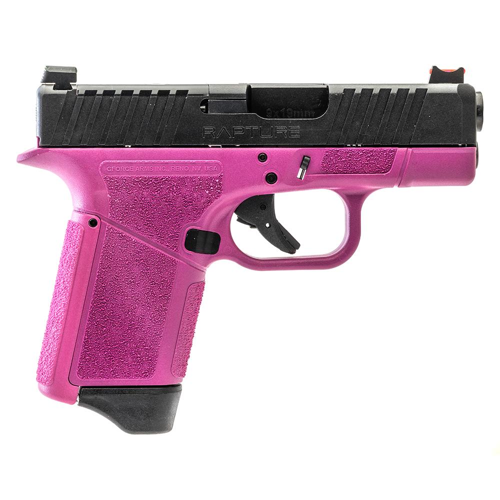 GFORCE ARMS GF9 9MM 3.25'' BRL 12+1 Pink Frame Black Slide Micro FP