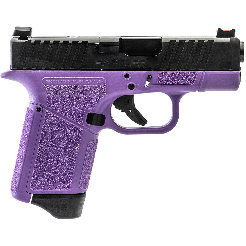 GFORCE ARMS GF9 9MM 3.25'' BRL 12+1 Purple Frame Black Slide Micro FP