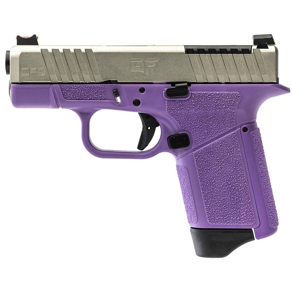 GFORCE ARMS GF9 9MM 3.25'' BRL 12+1 Purple Frame Nickel Slide Micro FP